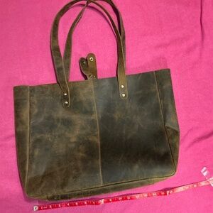 Ok alc Large Buffalo Tote Bag 18.5 inch
